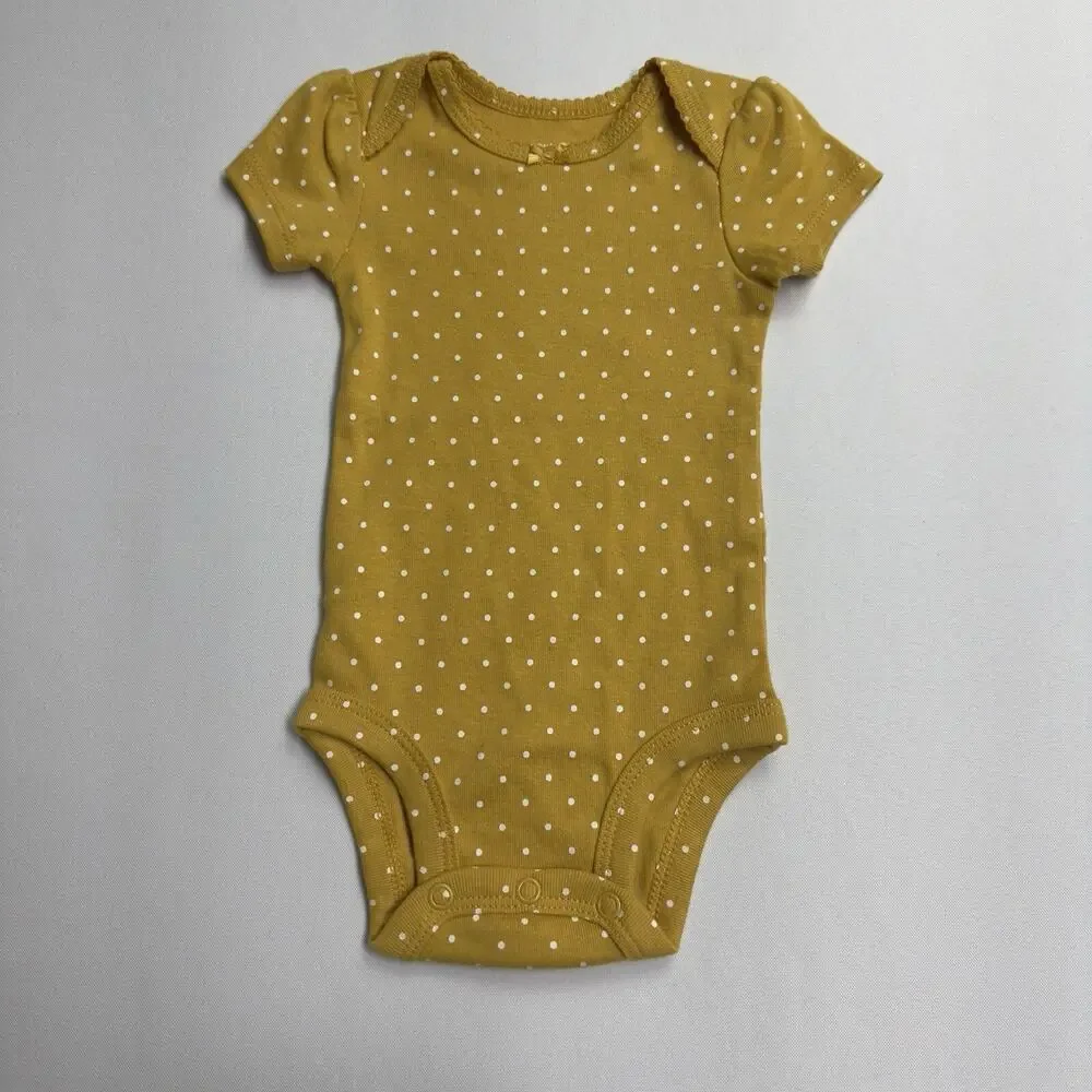 Carter's Baby 'The Original Bodysuit' Short Sleeve Girls Size 3 Month